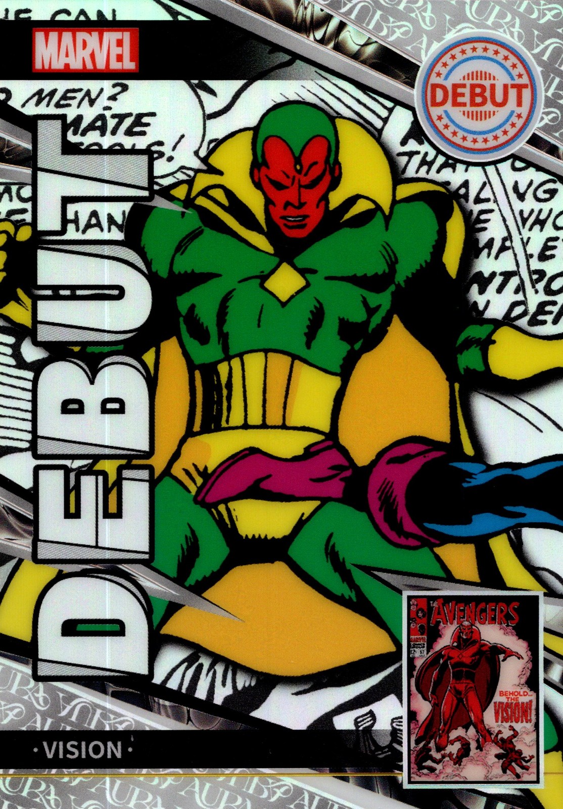 2025 Kakawow Aura Marvel #AM-CI-17 Vision Marvel Iconic Debut Silver