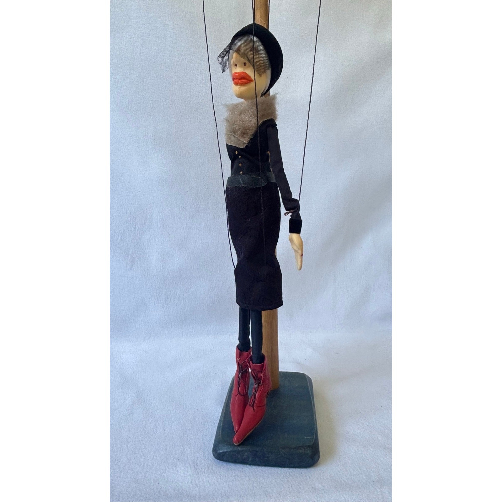 Marionette Art Doll - Rustic Fairytale - Poseable Fantasy Sculpture - 24 inch