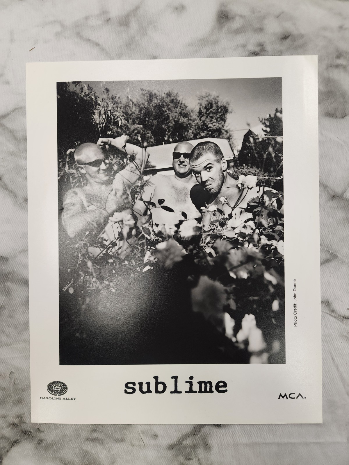 Rare Sublime \'Second-hand Smoke\' Press Photo Bradley Nowell Gasoline Alley MCA
