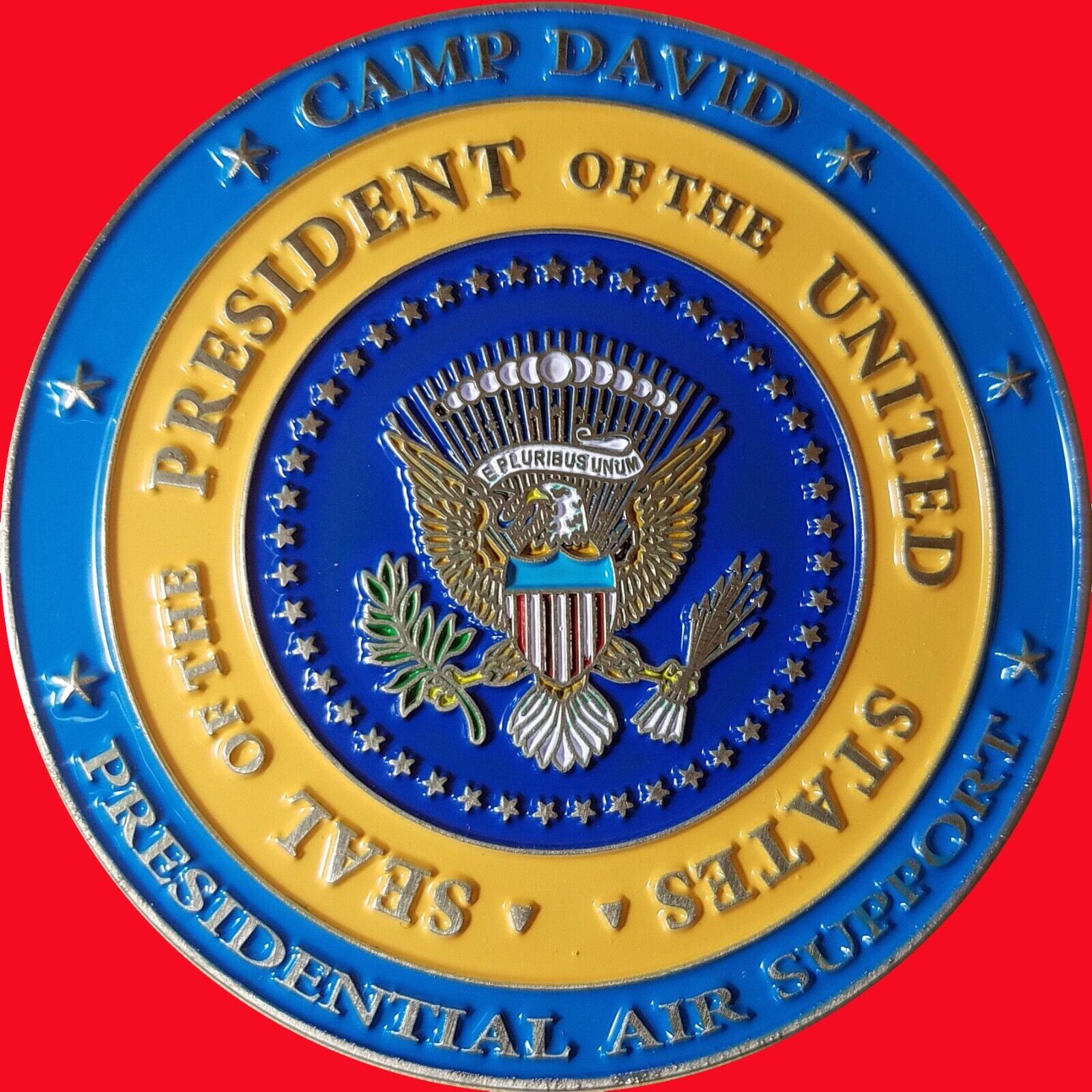 EASTERN AIR DEFENSE SECTOR CAMP DAVID PRESIDENTIAL CHALLENGE COIN. 2