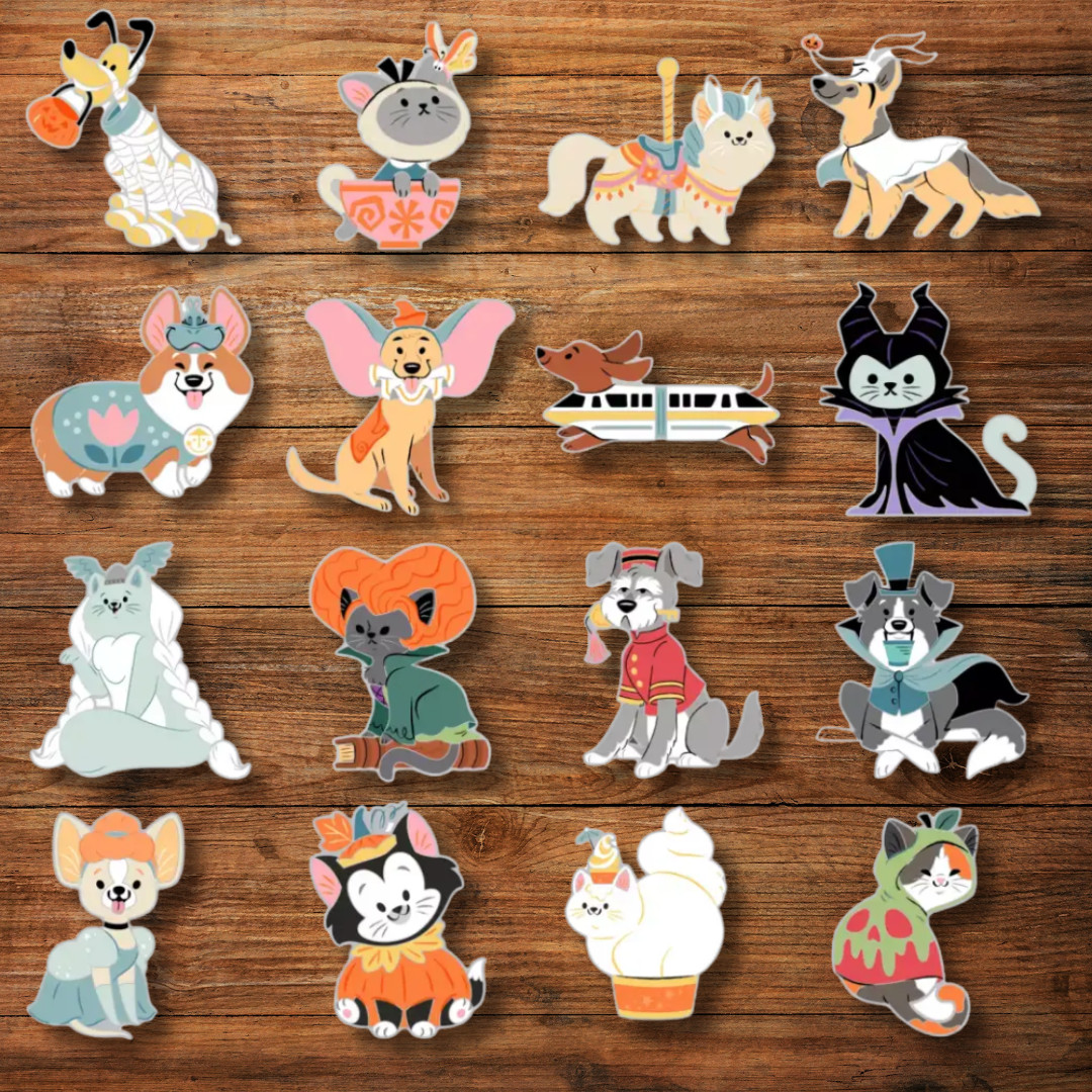YOU PICK Disney Parks Cats & Dogs Halloween Costumes Pin COMBINED SHIPPING 