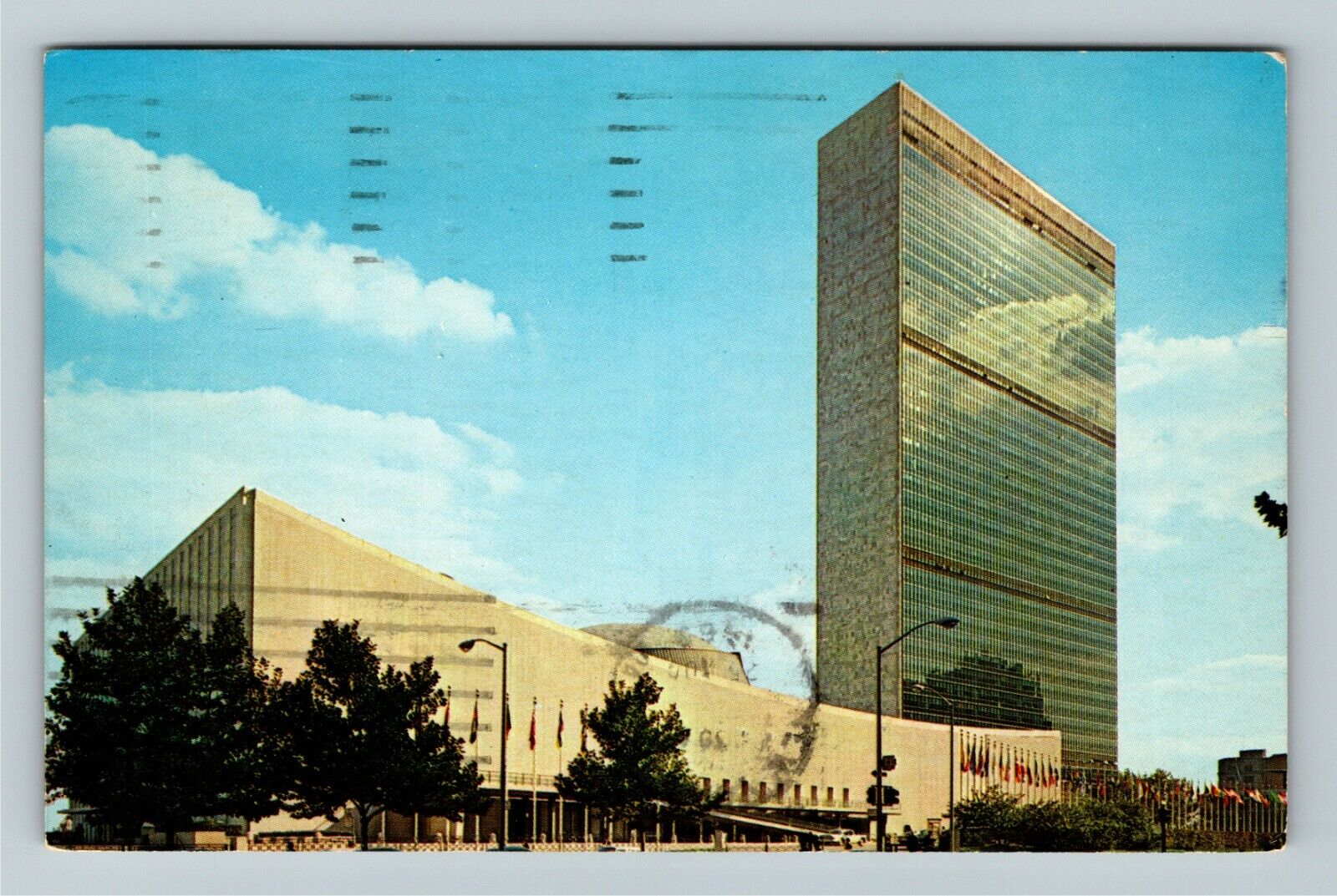 New York City NY, United Nations Headquarters, c1963Postcard