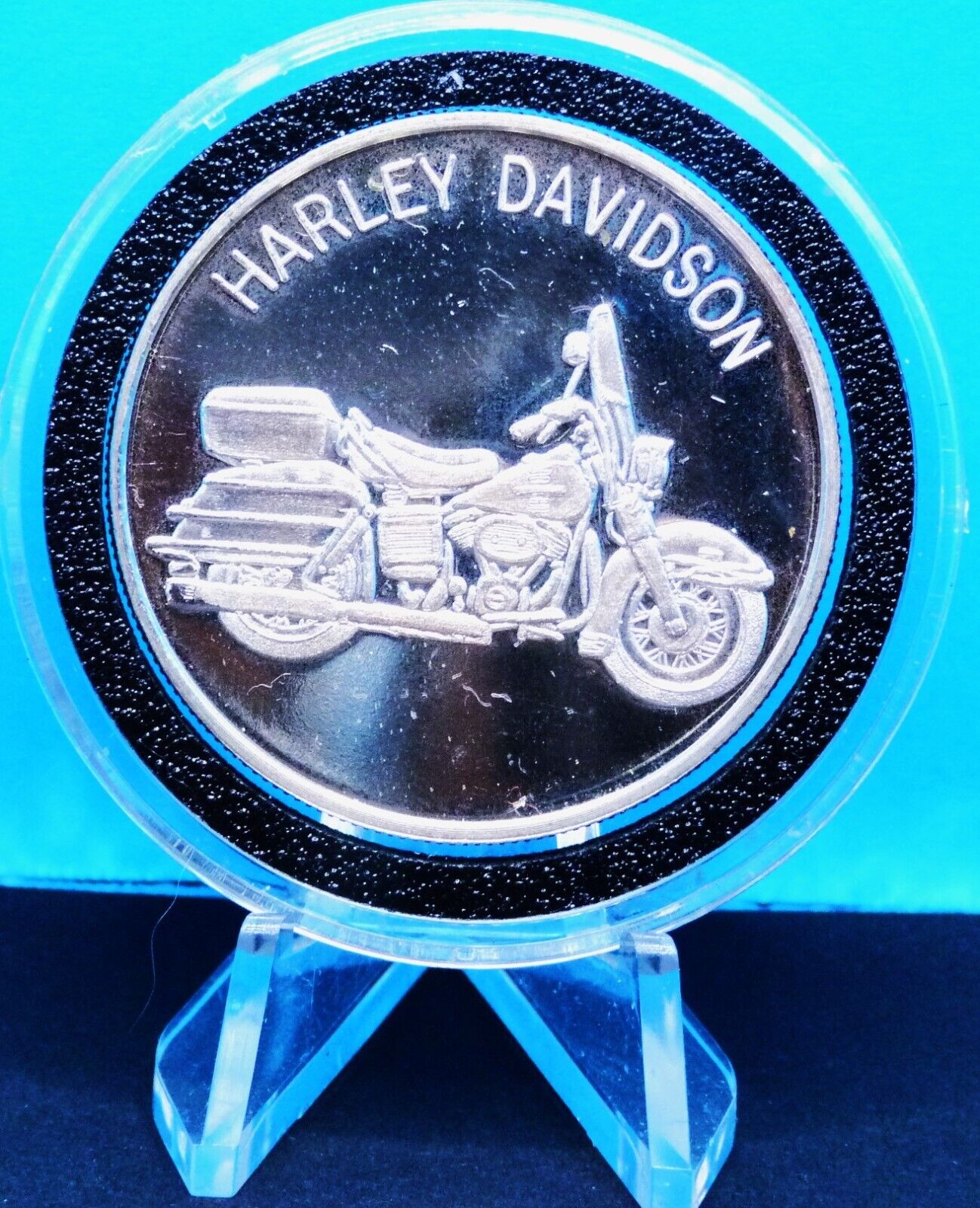 1993 Harley Davidson 1977 FLH Great Seal USA By AMC 1 Troy OZ .999