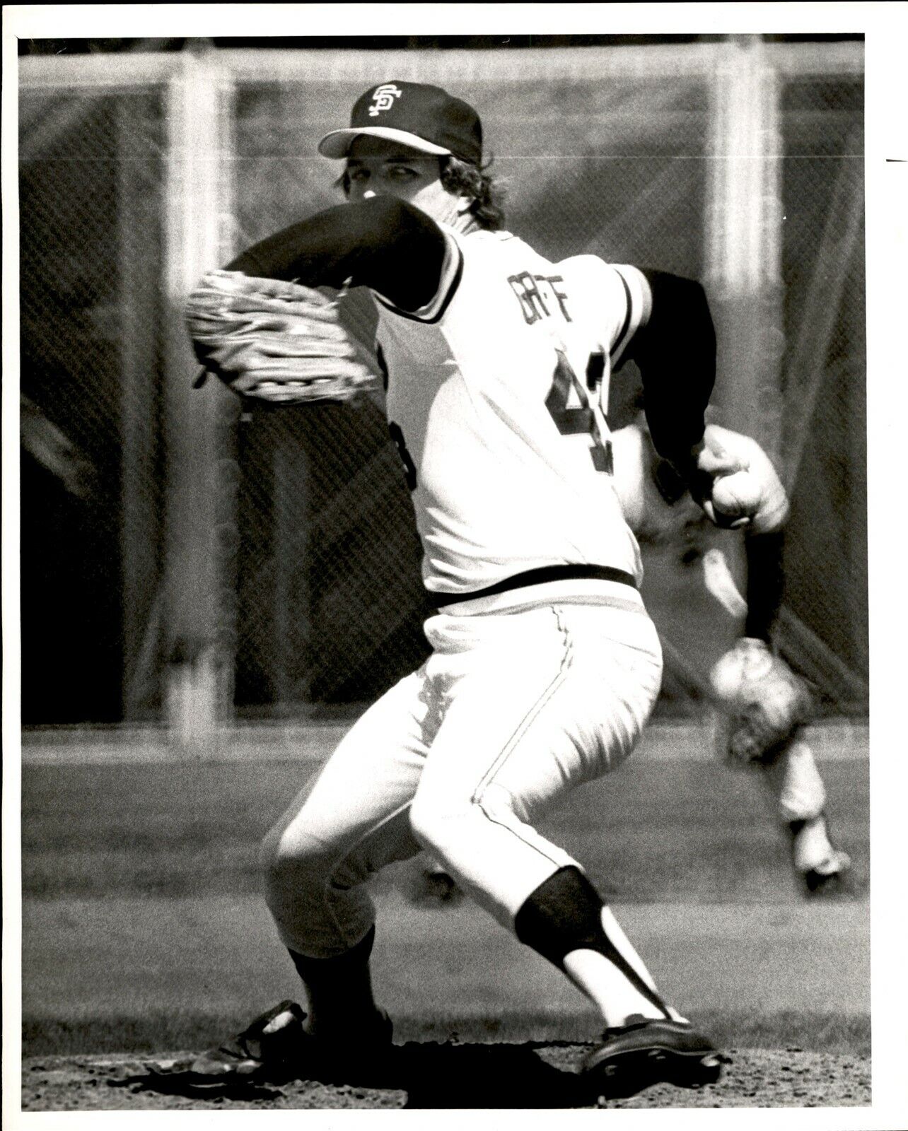 LG921 1981 Original Russ Reed Photo TOM GRIFFIN San Francisco Giants Pitcher