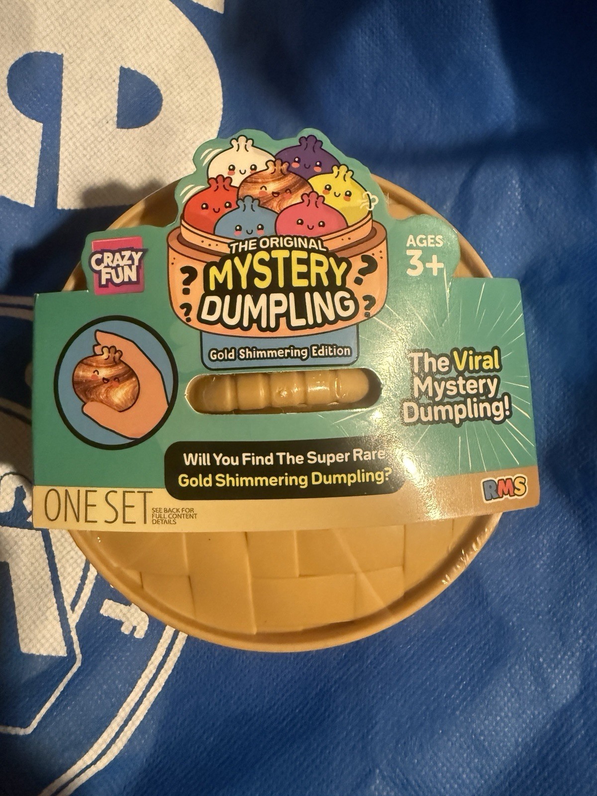 Unopened Viral RMS Crazy Fun Mystery Dumpling Gold Shimmering Edition