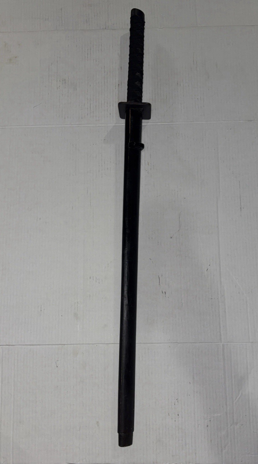 1980 Black Ninjato Japanese Samurai Straight Ninja Practise Sword 35” 1980 Black Ninjato Japanese Samurai Straight Ninja Practise Sword 35”