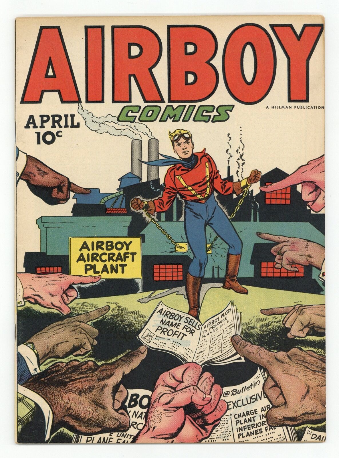 Airboy Comics Vol. 4 #3 FN- 5.5 1947