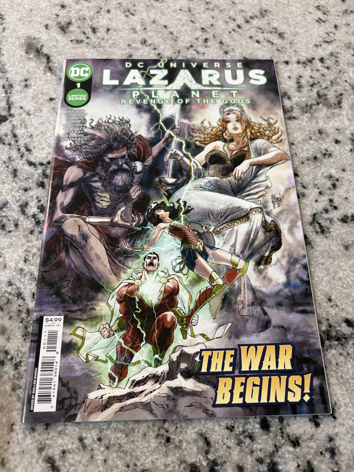 Lot Of 4 DC Universe Lazarus Planet Comic Books # 1 2 3 4 NM 1st Prints 8 J423