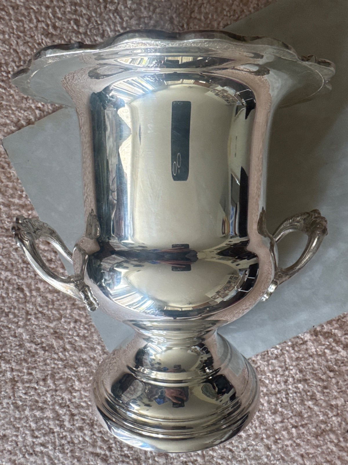 Vintage Gorham Heritage Silverplate Champagne & Wine Bucket Trophy Excellent Vintage Gorham Heritage Silverplate Champagne & Wine Bucket Trophy Excellent