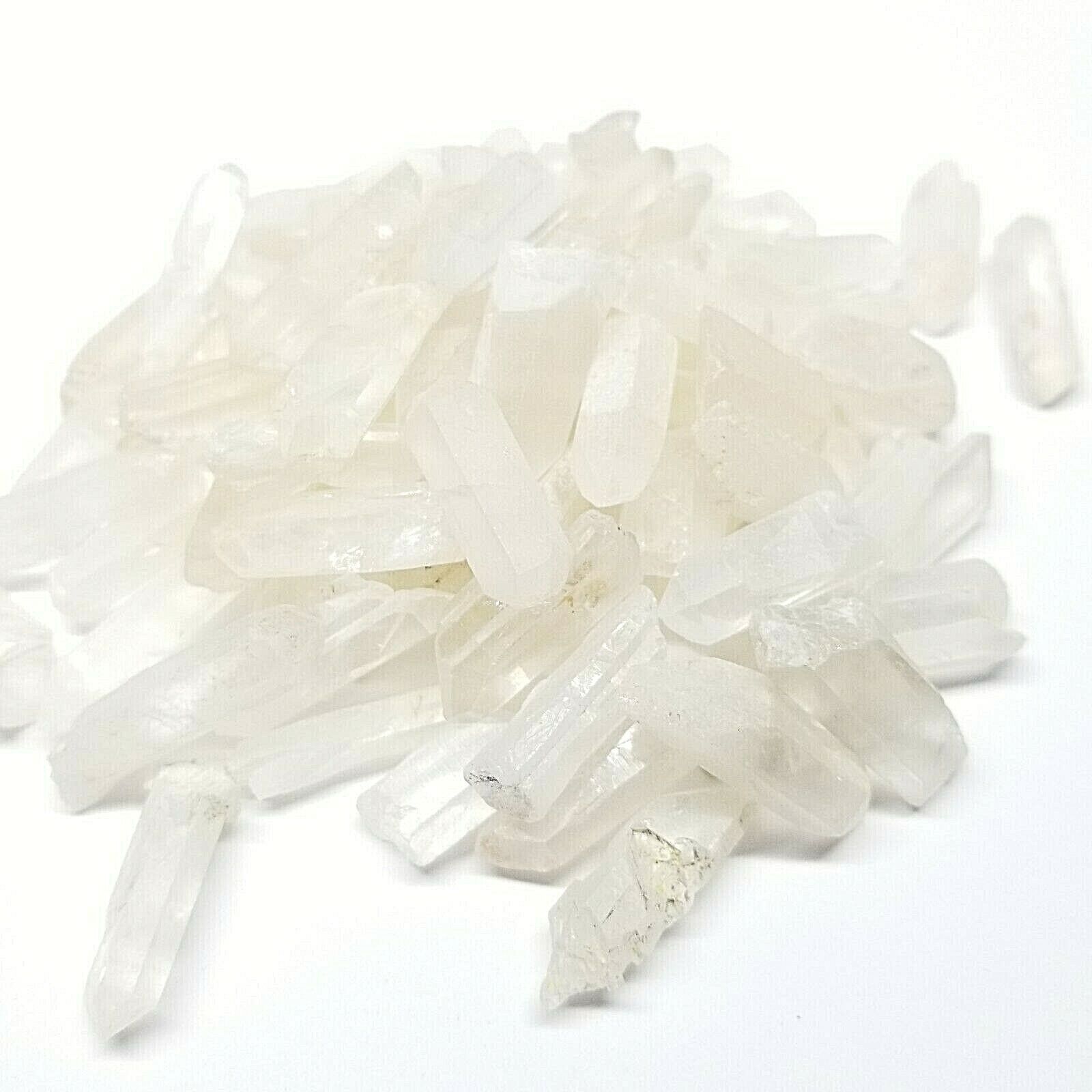 227g 1/2lb Lot Tibet Natural Clear Quartz Crystal Points Wand Specimen 40-90 pcs