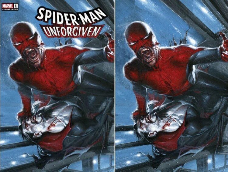 Spider-Man Unforgiven #1 Gabriele Dell\'Otto Variant Cover Set (A&B) Marvel Comic