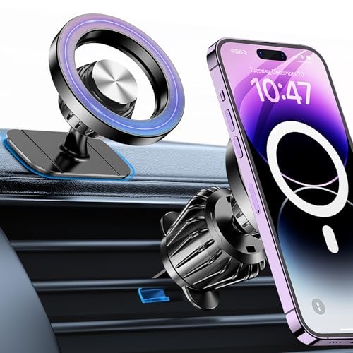 MagSafe Car Mount Magnetic Phone Holder Dash Mount for iPhone 17 16 15 14