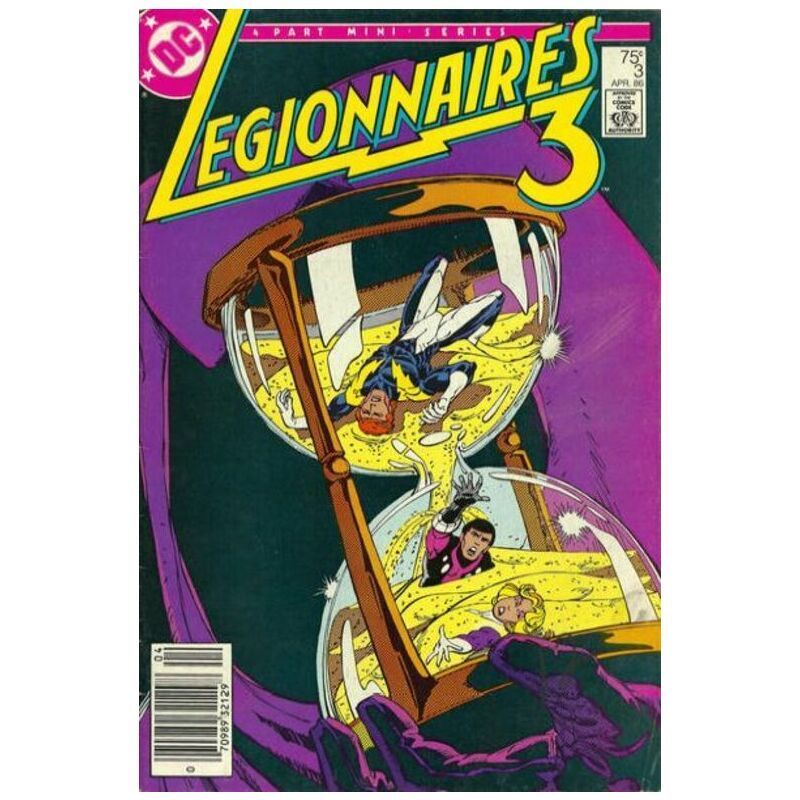 Legionnaires Three #3 Newsstand in Near Mint minus condition. DC comics [j|