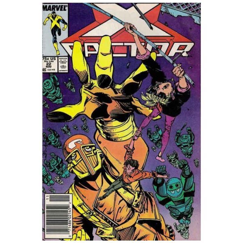 X-Factor #22 Newsstand 1986 series Marvel comics NM minus [t\'