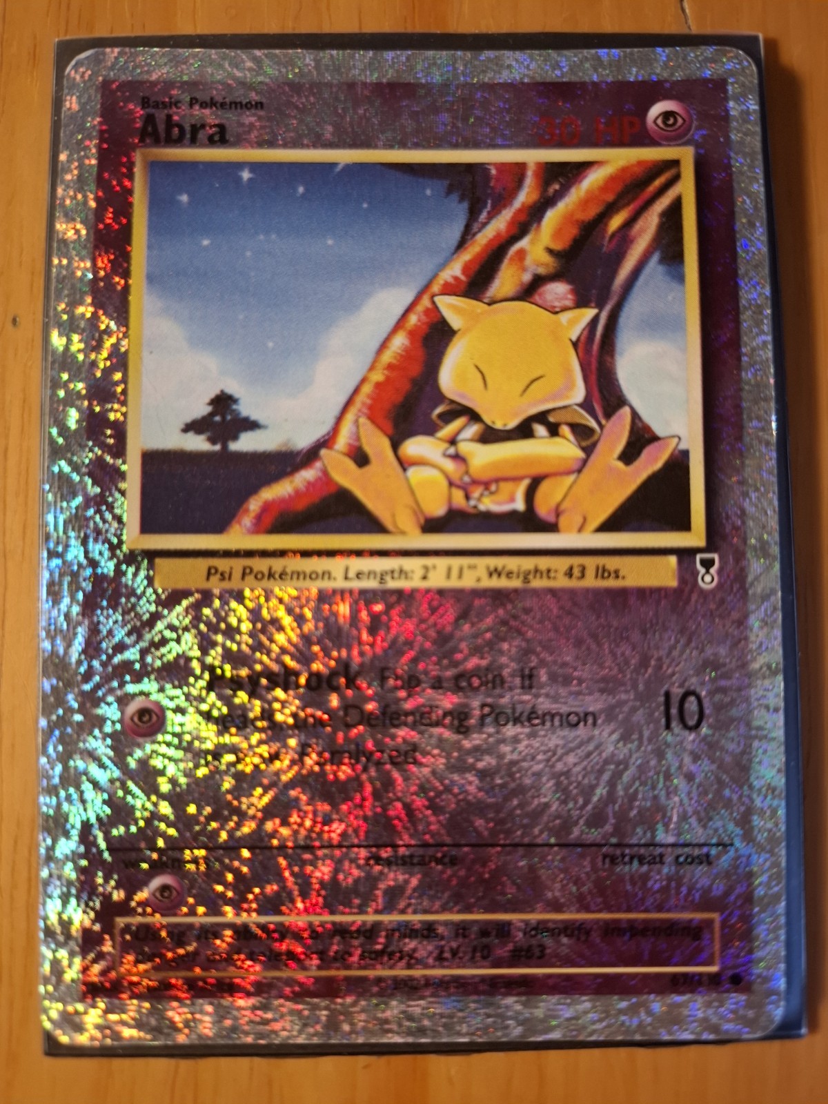 Pokemon - Abra Legendary Collection - Reverse Holo Pokemon - Abra Legendary Collection - Reverse Holo