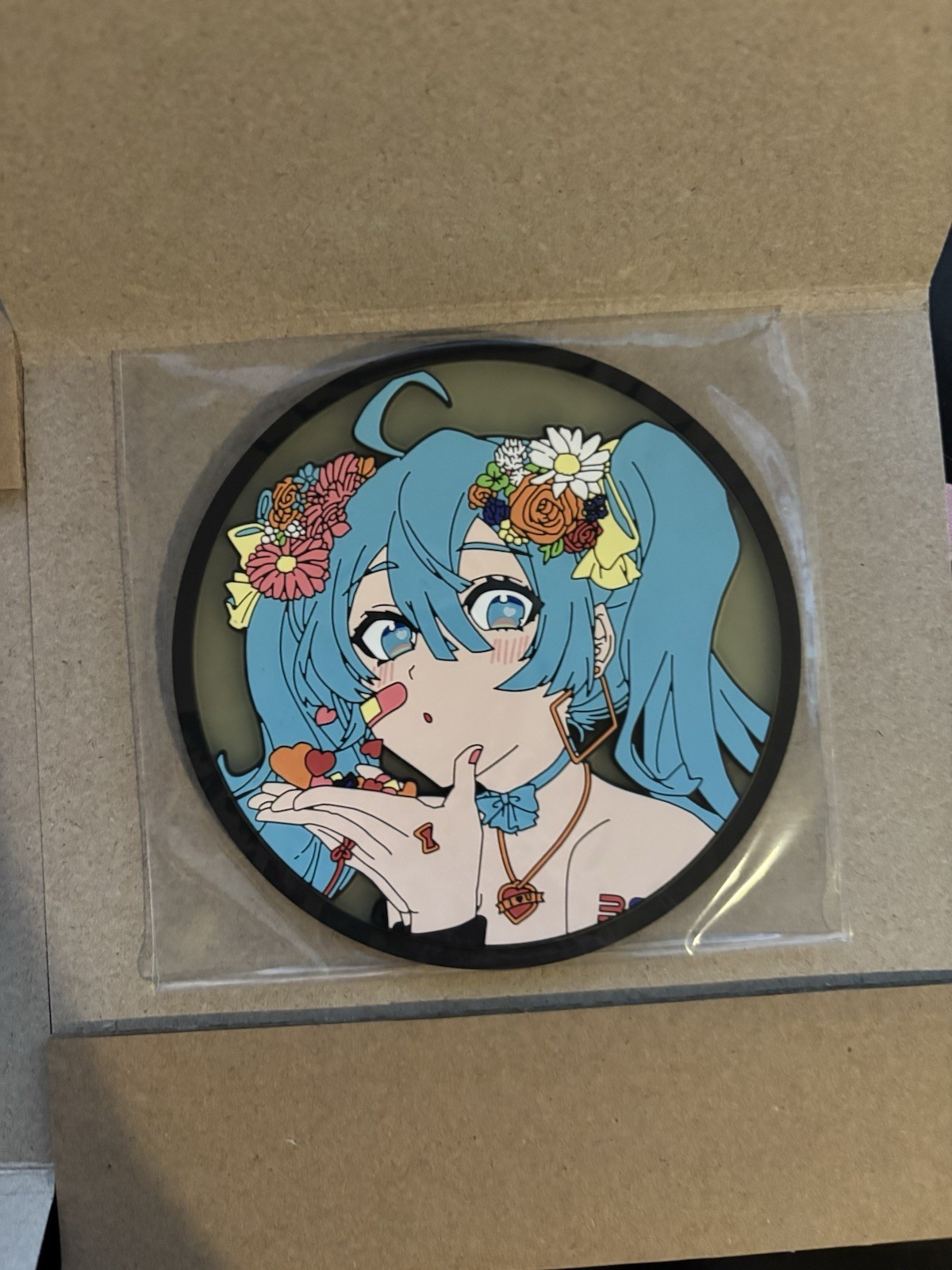 Love Words Deco 27 Hatsune Miku Gachapon Rubber Coaster Vocaloid