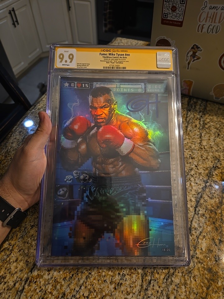 9.9 CGC Graded FAME: Mke Tyson Greg Horn MegaCon Virgin Cvr #/20 Artist Edition 9.9 CGC Graded FAME: Mke Tyson Greg Horn MegaCon Virgin Cvr #/20 Artist Edition