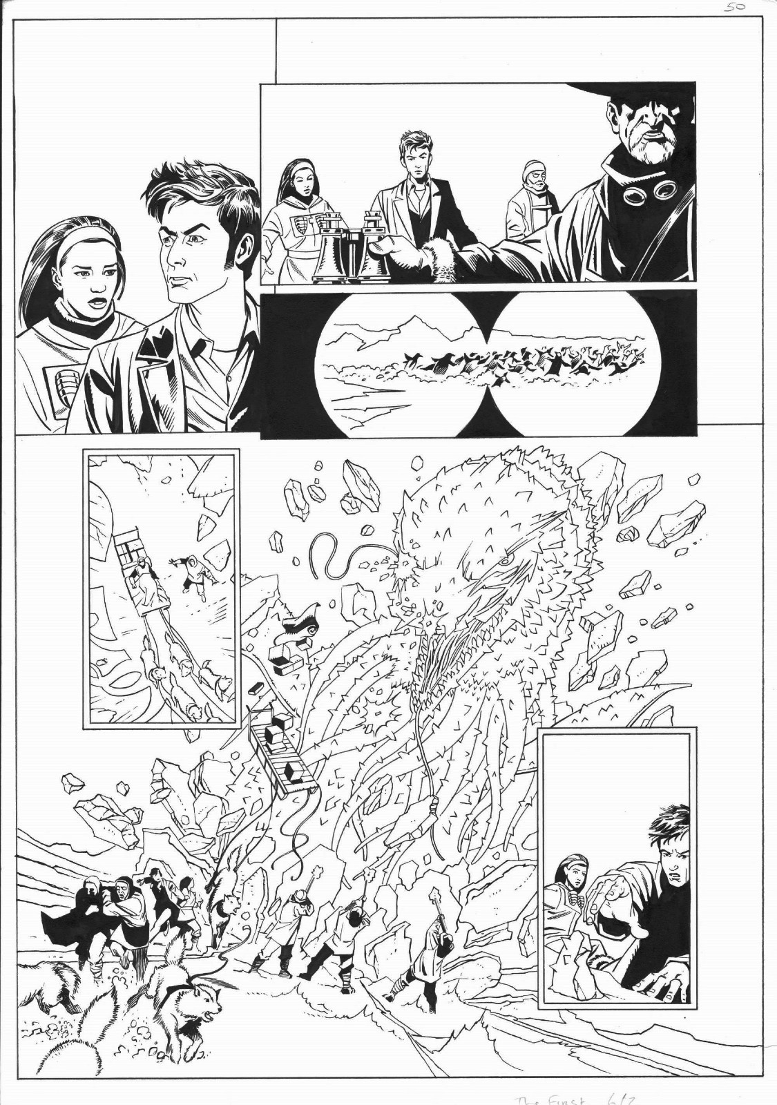 MARTIN GERAGHTY 2007 DR. WHO, MARTHA JONES ORIGINAL ART 
