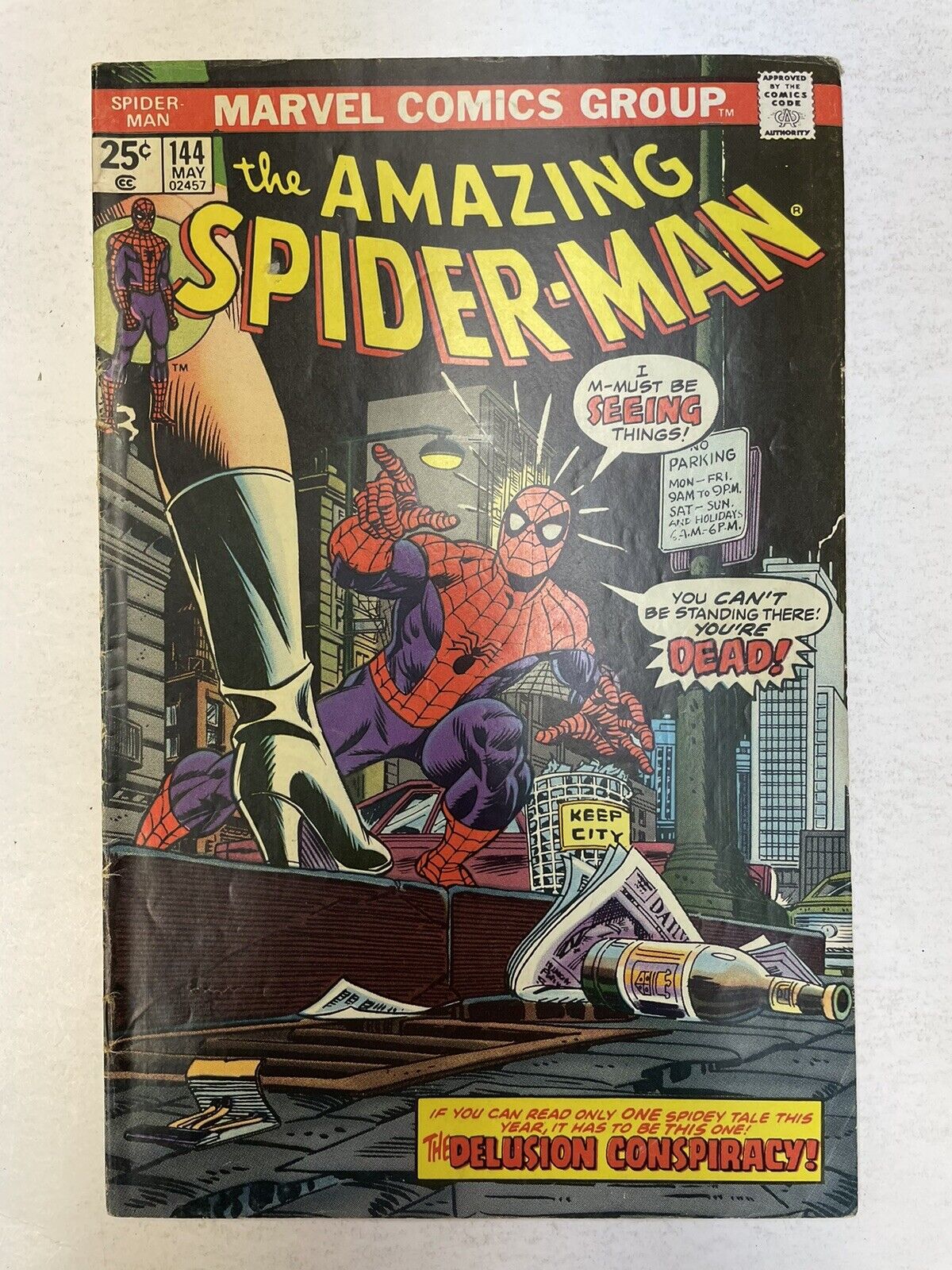 Amazing Spider-Man #144 1st App. Gwen Stacy Clone Key 1975 Marvel Comics