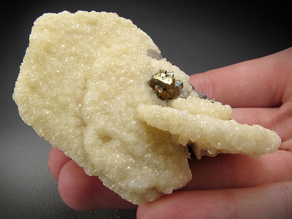 Dolomite after Calcite with Chalcopyrite Cavnic Romania