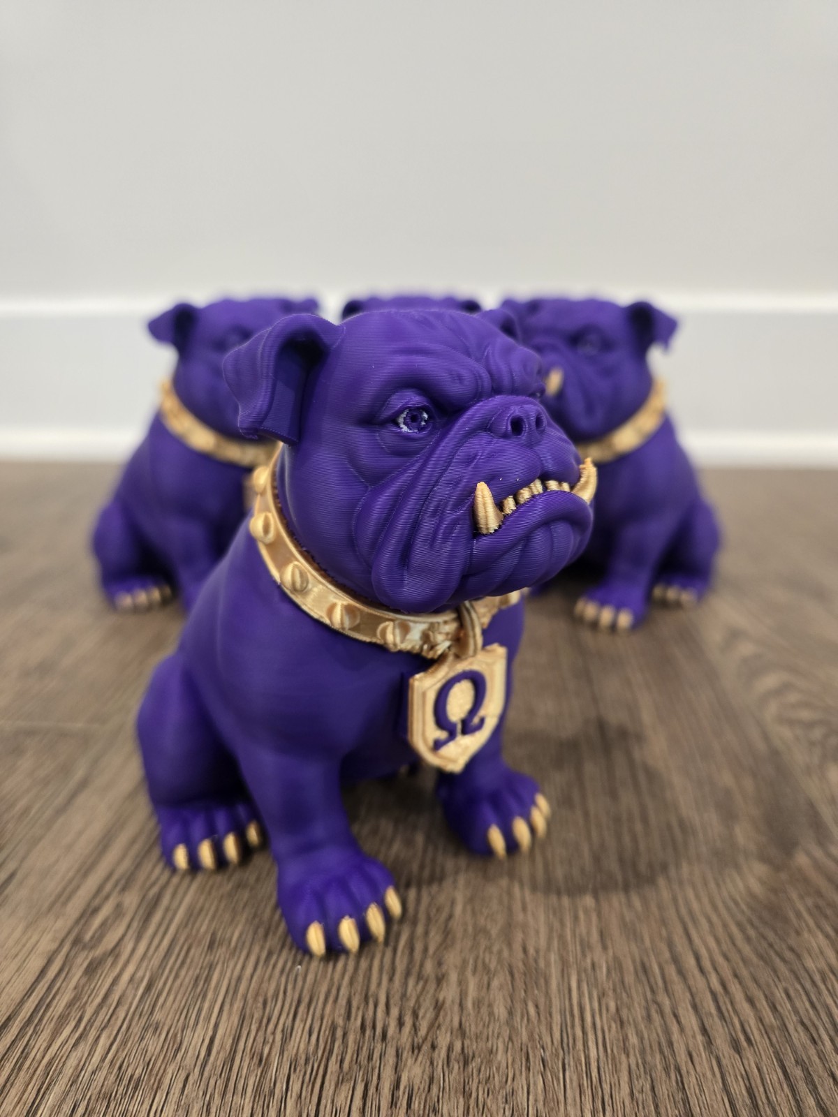 Omega Psi Phi Bulldog Collectible Statue