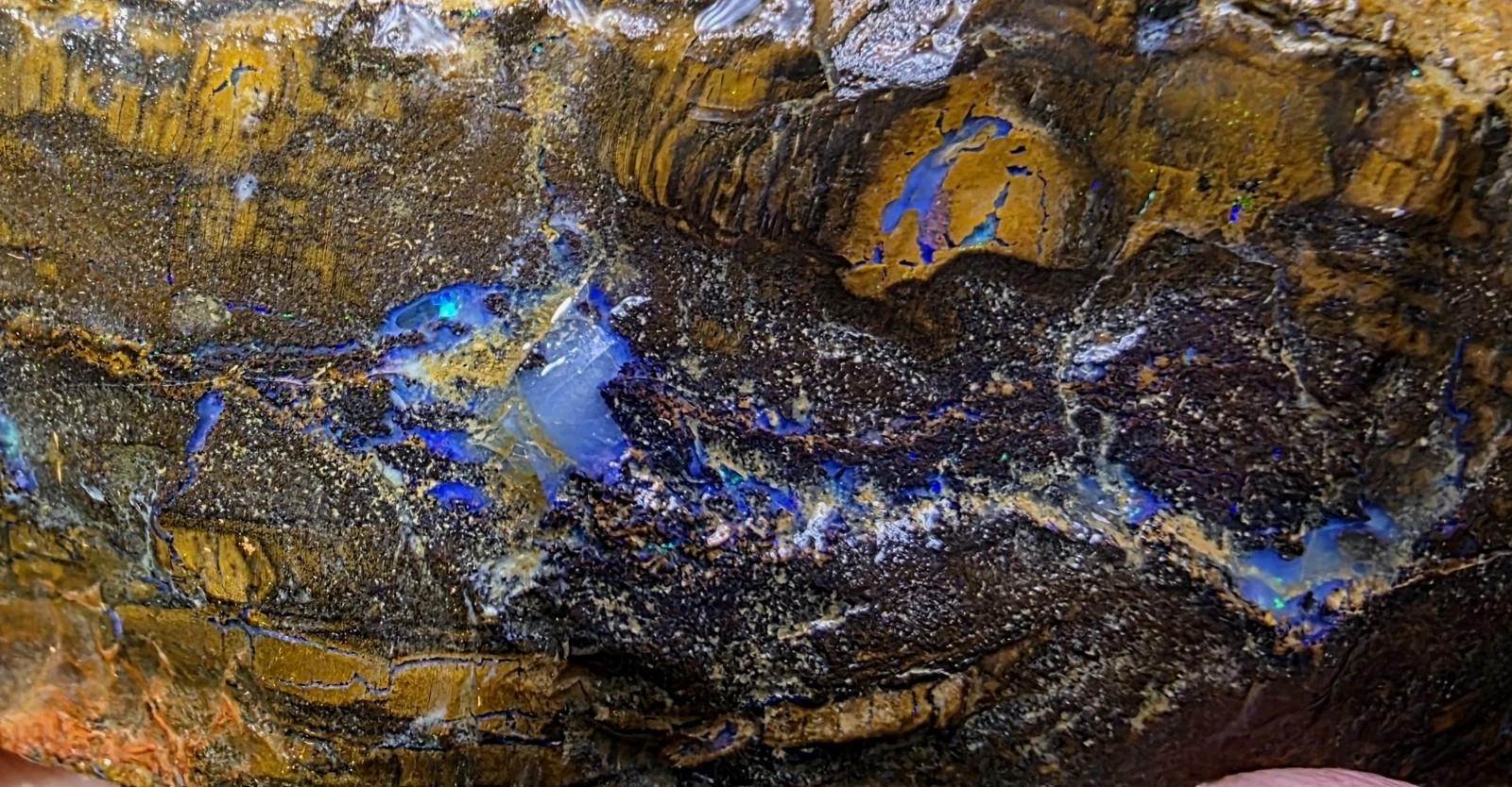 Australian Boulder opal rough Koroit 230 carats see video Australian Boulder opal rough Koroit 230 carats see video