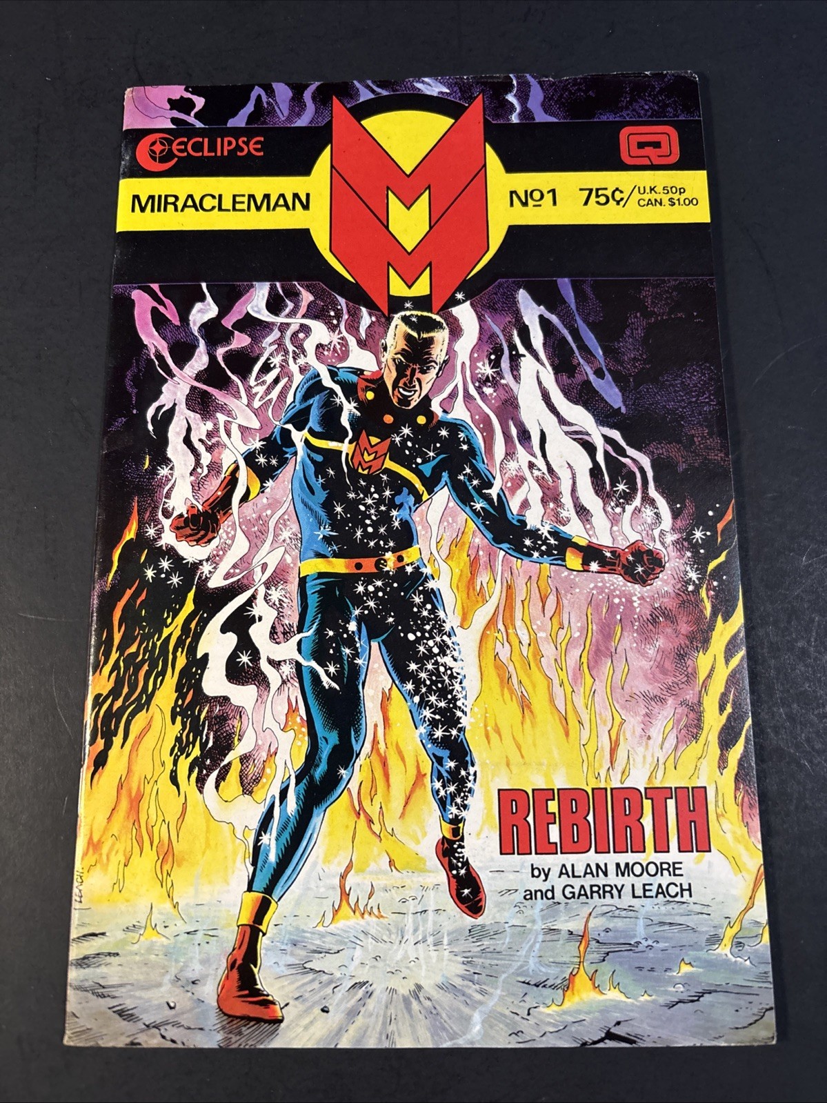 Vintage 1985 Eclipse Comics MIRACLEMAN #1 Alan Moore 1st Issue Key JL Vintage 1985 Eclipse Comics MIRACLEMAN #1 Alan Moore 1st Issue Key JL