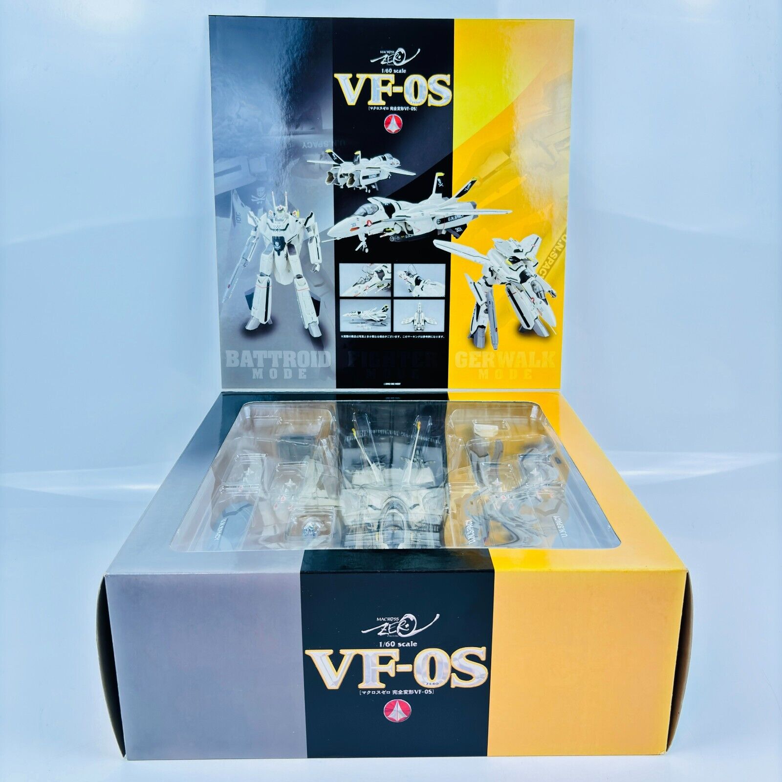 Yamato Macross Zero 1/60 Scale Completely Transform VF-0S VALKYRIE  w/box