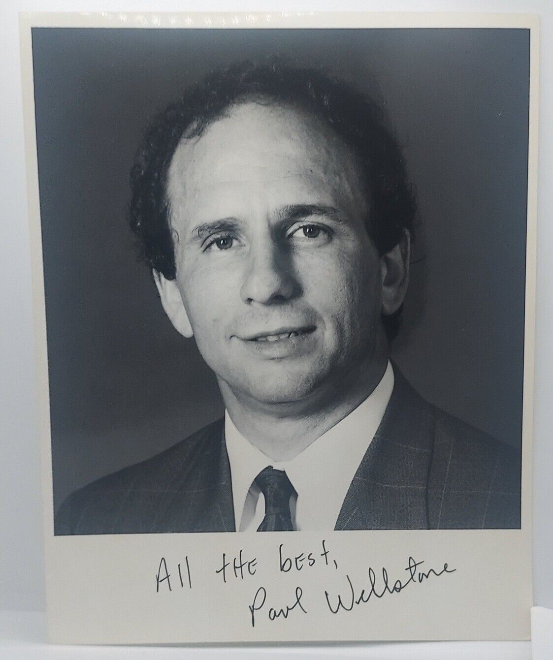 Minnesota US Senator Paul Wellstone Signed 8x10 Photo