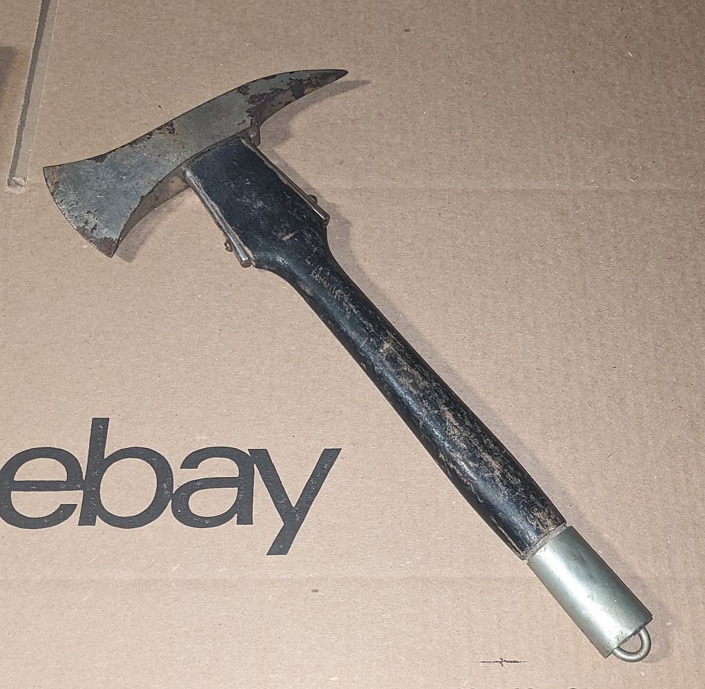Vintage German WWII era Firemans Dress Parade Axe Fire Germany Brigade