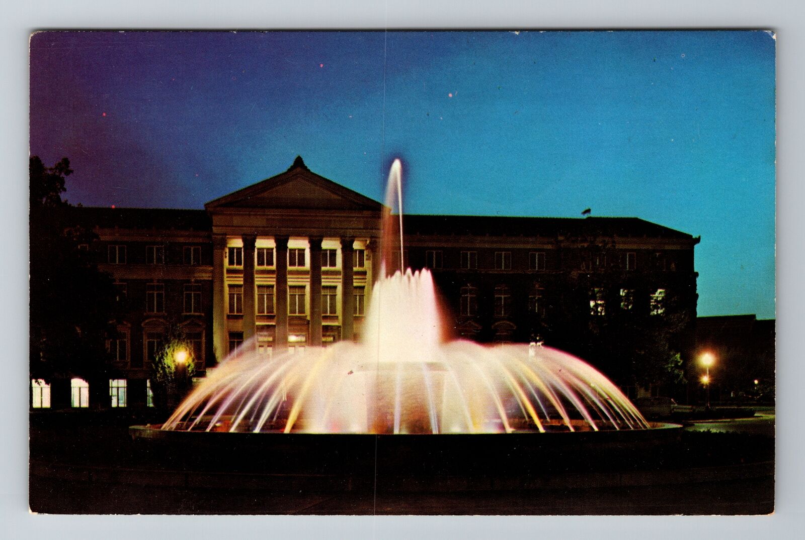 West Lafayette IN-Indiana, Purdue University, Antique, Vintage Souvenir Postcard