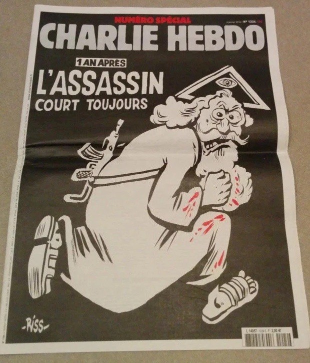 CHARLIE HEBDO 1224 French magazine January 6th 2016 1.6.2016 CHARLIE HEBDO 1224 French magazine January 6th 2016 1.6.2016