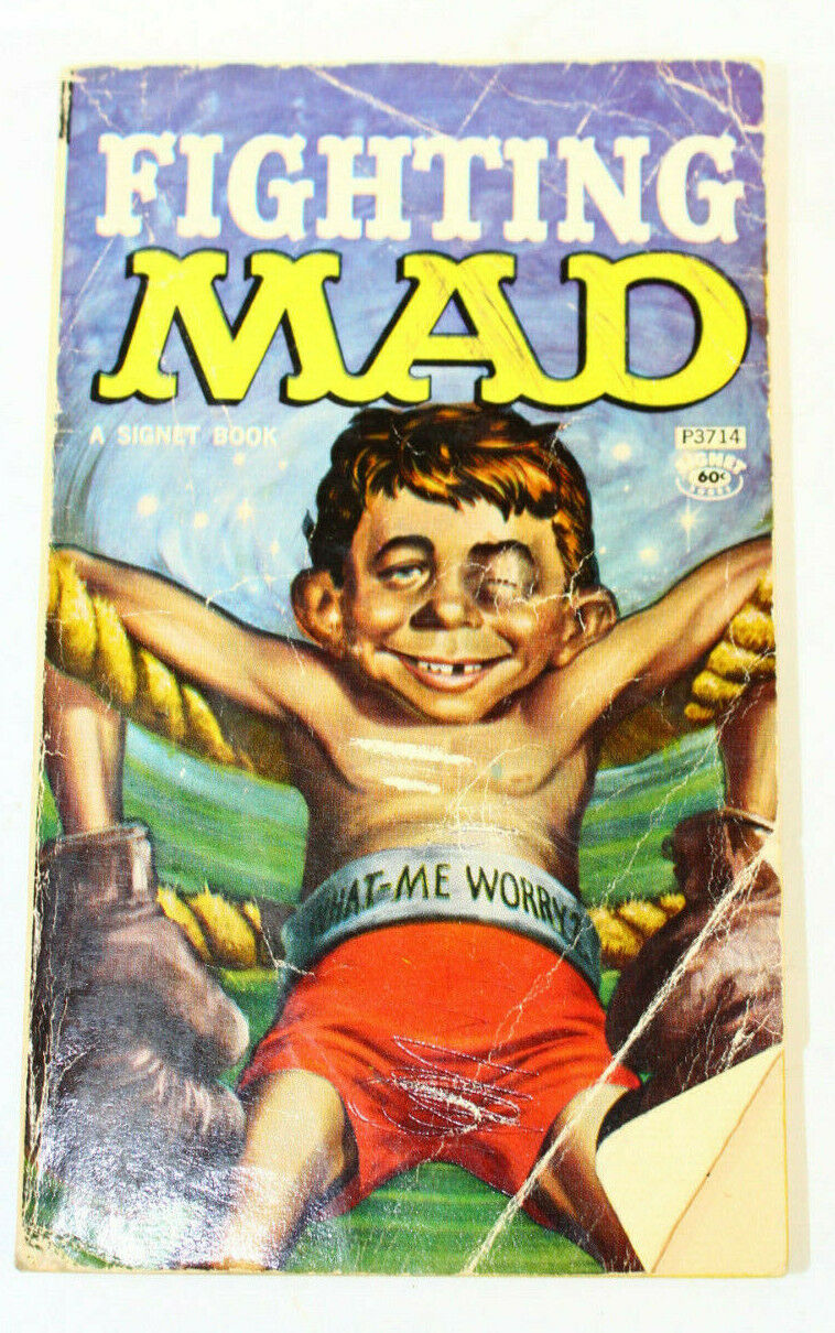 Fighting Mad Paperback Book Signet William Gaines Magazine 13th Print VG-