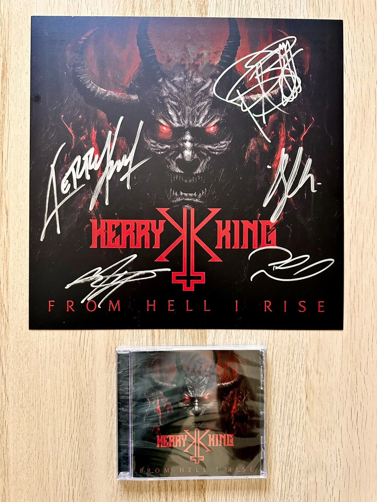Kerry King From Hell I Rise SIGNED Lithograph + CD Brand NEW AUTOGRAPHED Slayer