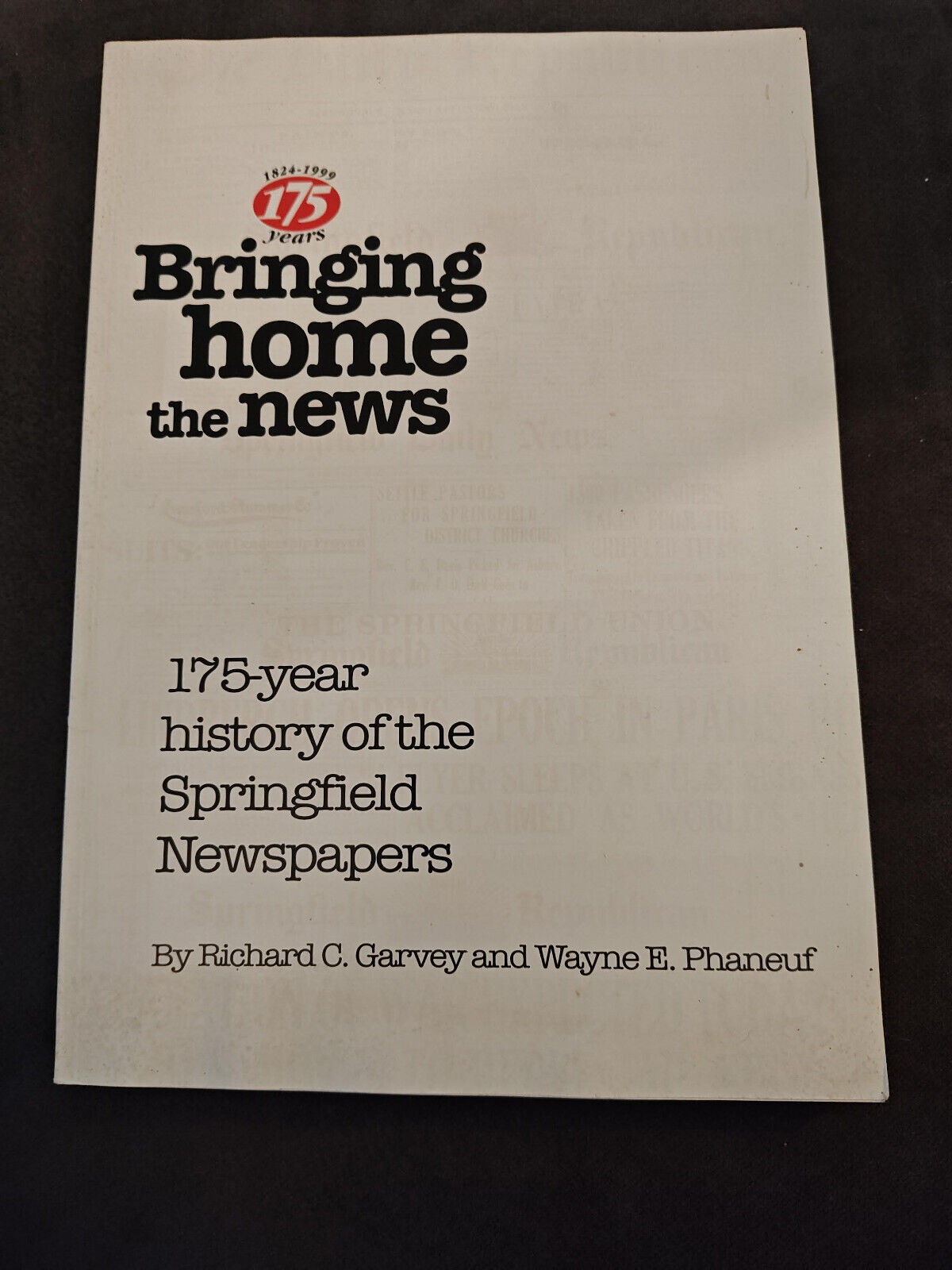 Bringing Home The News 175 Year History Springfield Massachusetts Newspapers