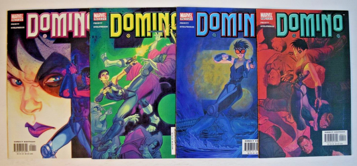DOMINO (2003) 4 ISSUE COMPLETE SET #1-4 MARVEL COMICS