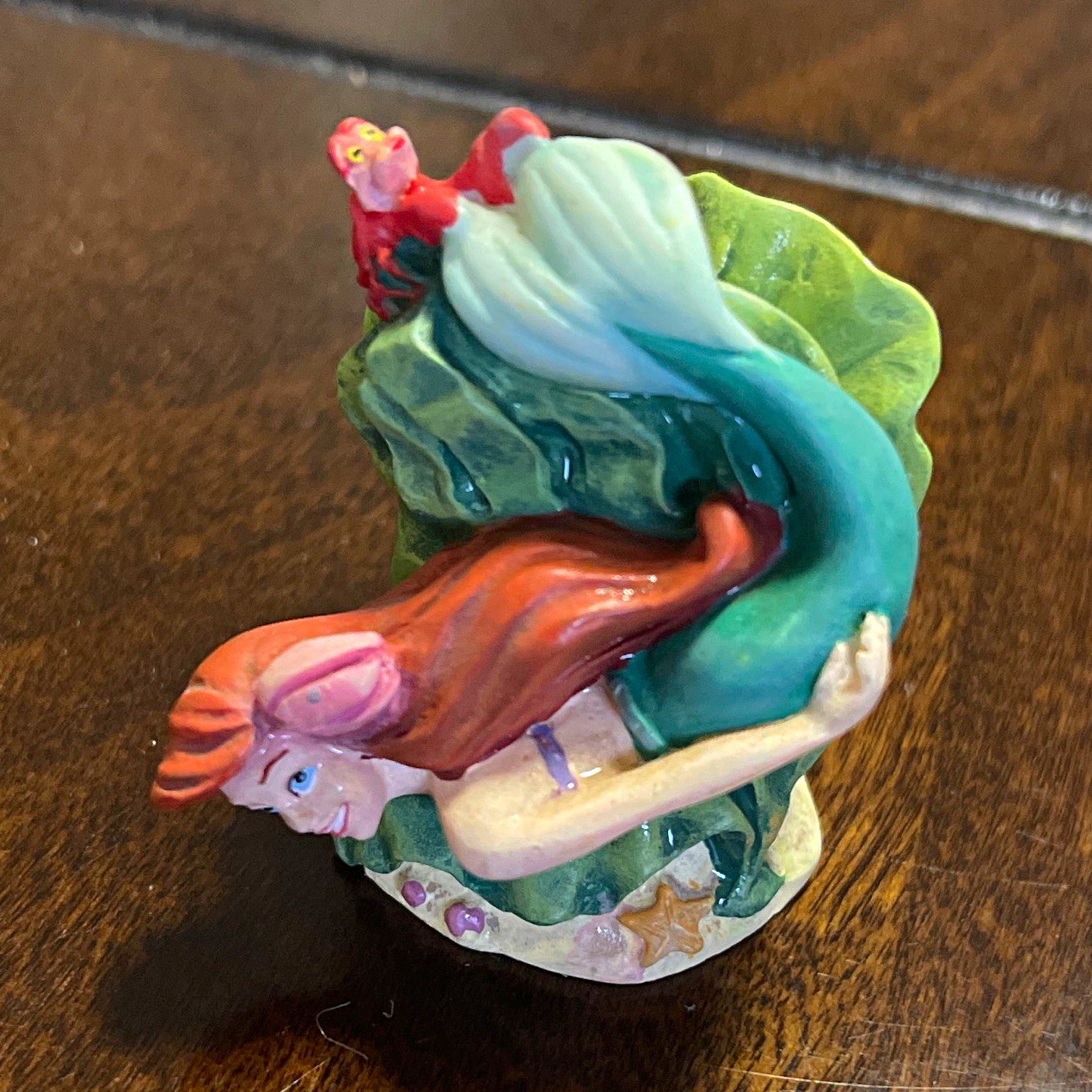 Disney The Little Mermaid Ariel & Sebastian Figurine, 3 Disney The Little Mermaid Ariel & Sebastian Figurine, 3