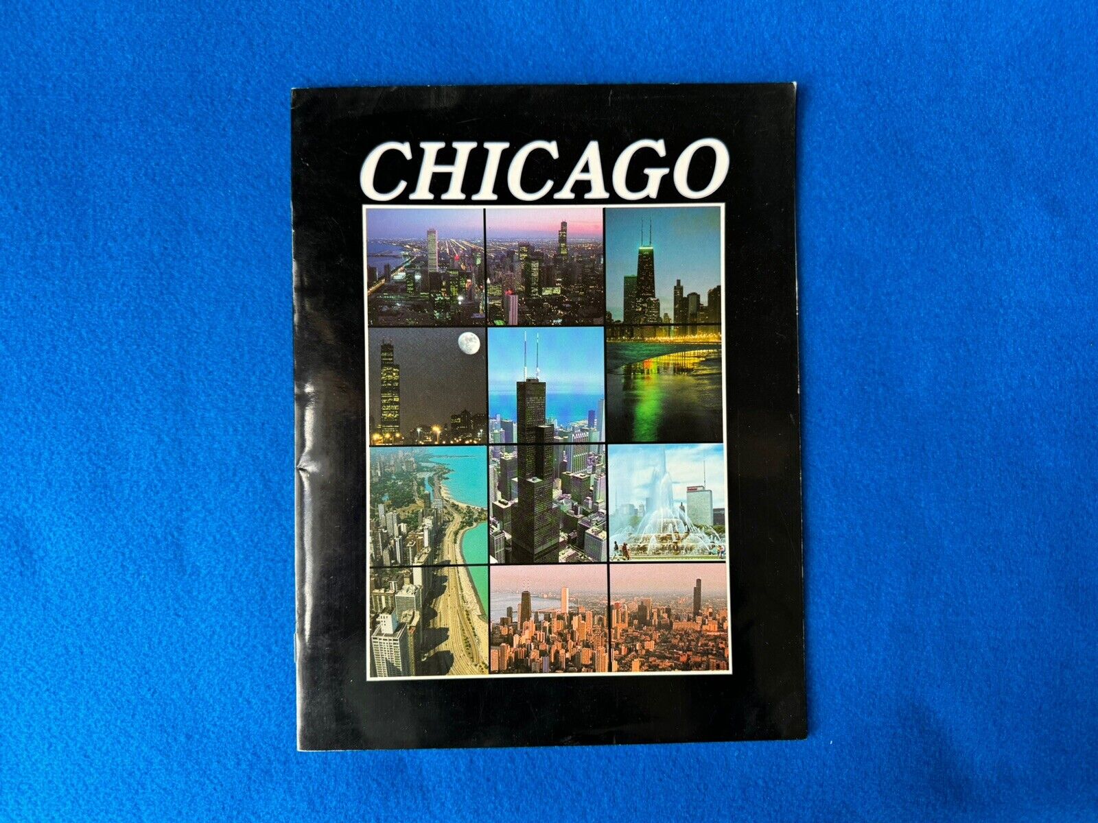 VINTAGE RARE 1980-2000 CHICAGO TOURIST LANDMARK BUILDINGS BOOK FULL COLOR