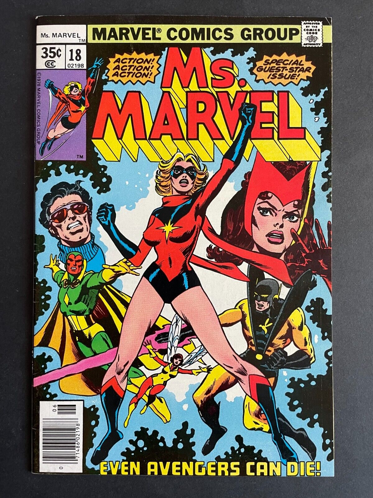 Ms. Marvel #18 Carol Danvers 1st Mystique Marvel 1978 Comics