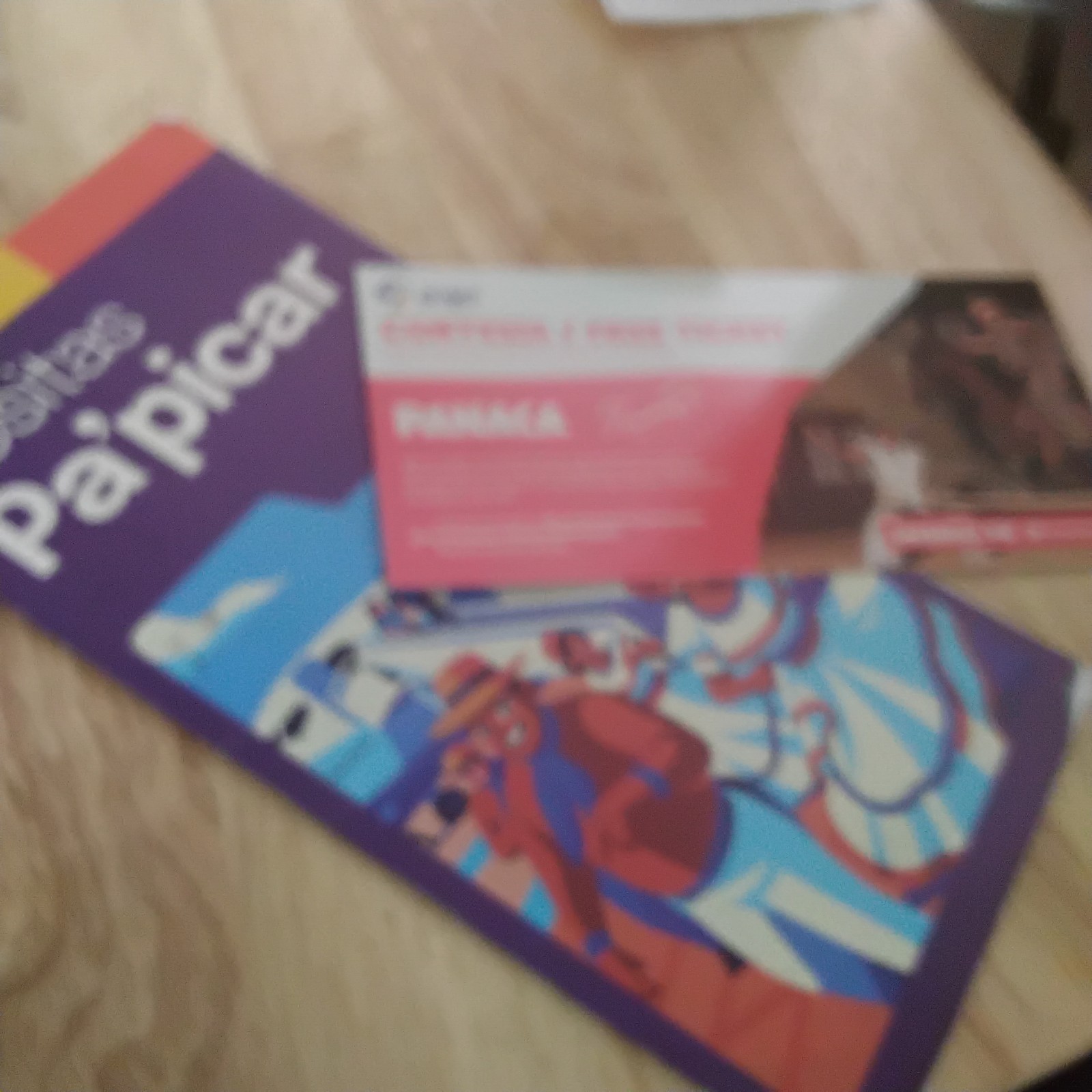 ARAJET INFLIGHT MENU  & PANACA ADVERTISING CARD