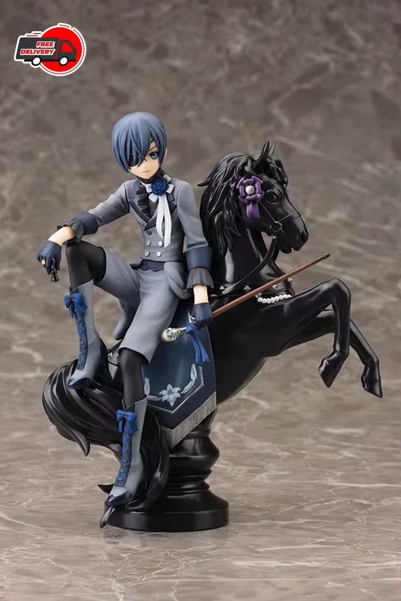 Black Butler Ciel Phantomhive Sebastian Anime Figure Model Statue Toy Gift Decor Black Butler Ciel Phantomhive Sebastian Anime Figure Model Statue Toy Gift Decor