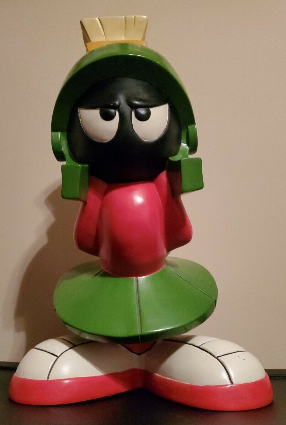 Extremely Rare Warner Bros Looney Tunes Marvin the Martian Big Figurine Statue 