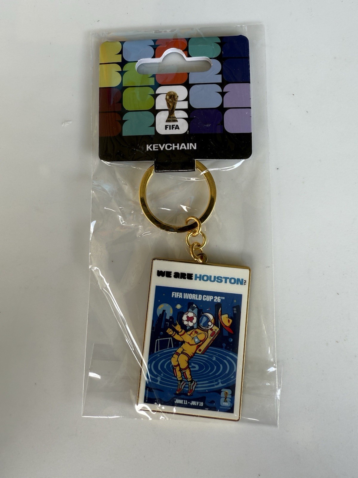 We Are Houston FIFA World Cup 2026 Keychain We Are Houston FIFA World Cup 2026 Keychain