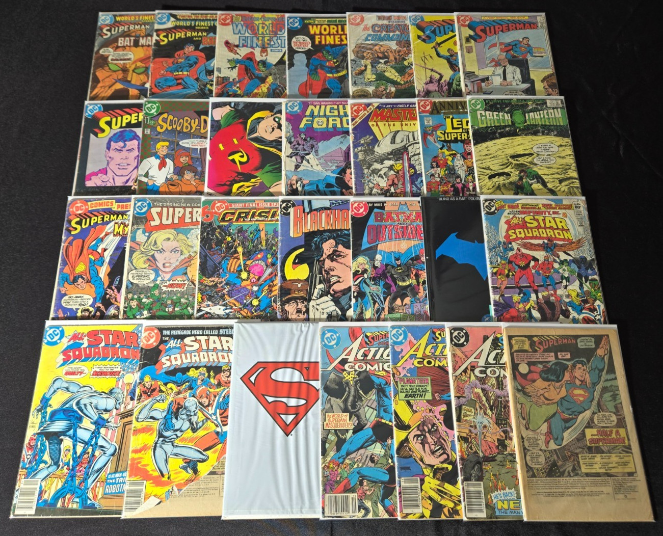 AnotherTime Lot of 28 DC Comic Books Vintage Superman Batman World\'s Finest DCU