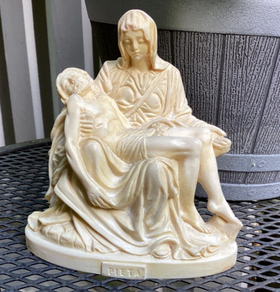 The Pieta by Michelangelo Jesus Christ and Mother Mary Madonna Sculpture Statue