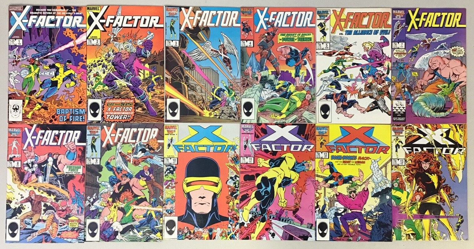 X-Factor #1-50 Run+ Variant #44 Marvel 1986 Lot of 49
