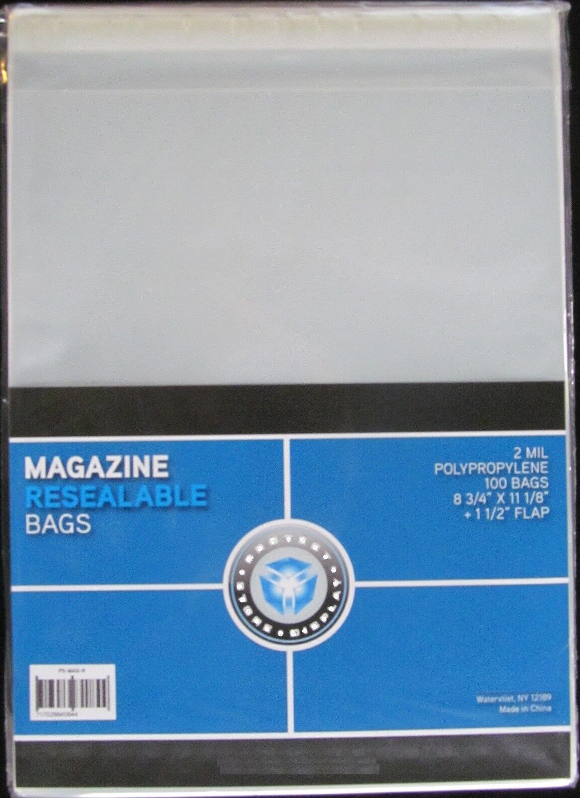 1000 New CSP RESEAL Magazine 2mil Polypropylene Bags 8 3/4