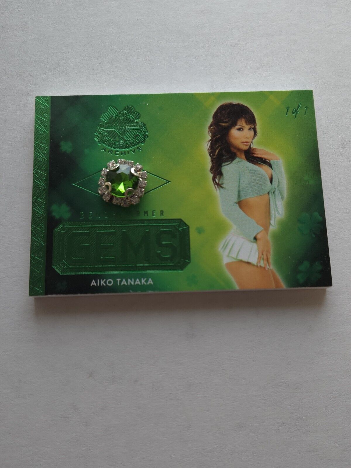 2022 Bench Warmer Emerald Archive Gems Green Foil Aiko Tamaka 1/1