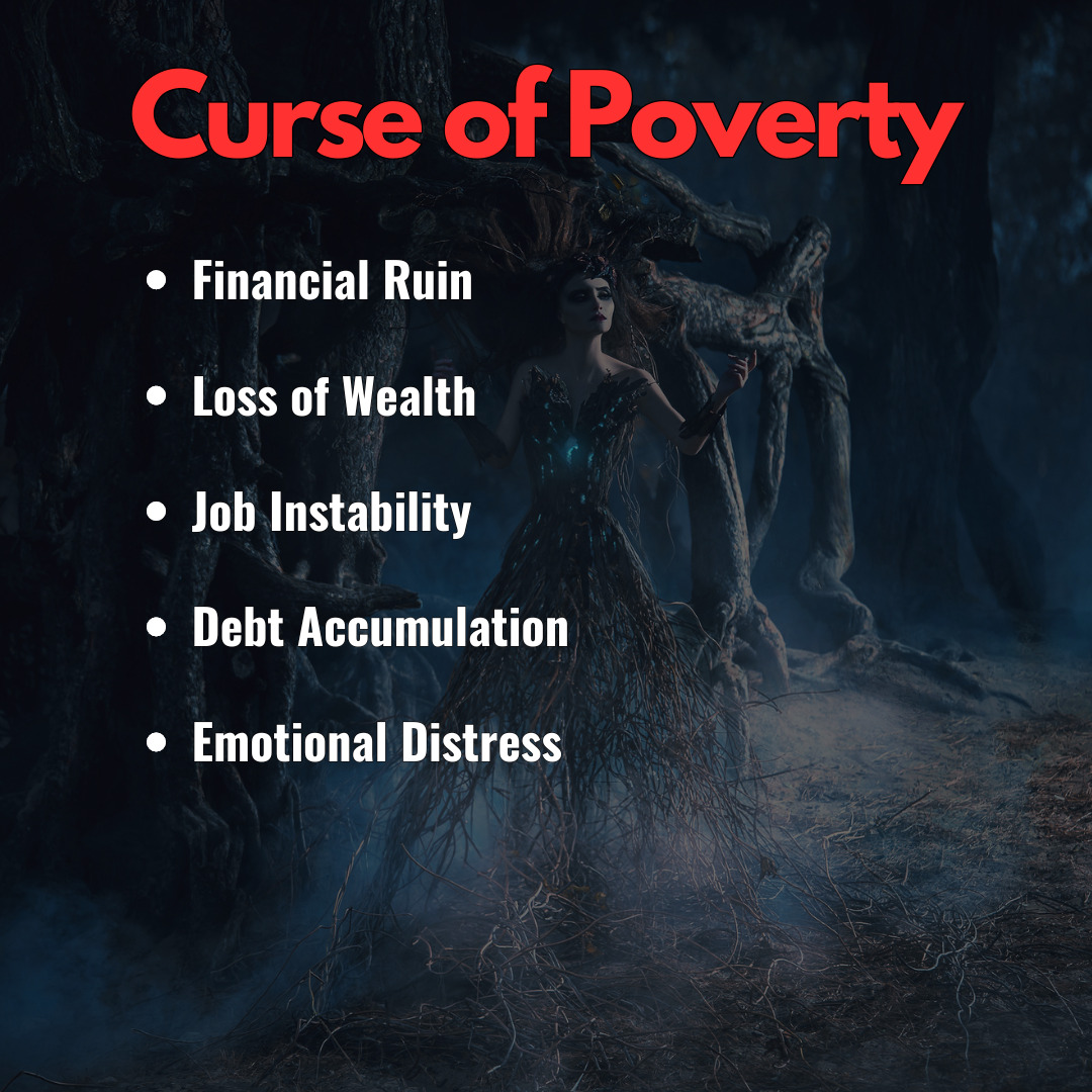 Curse of Poverty - Strip Wealth Away | Authentic Black Magic Financial Curse