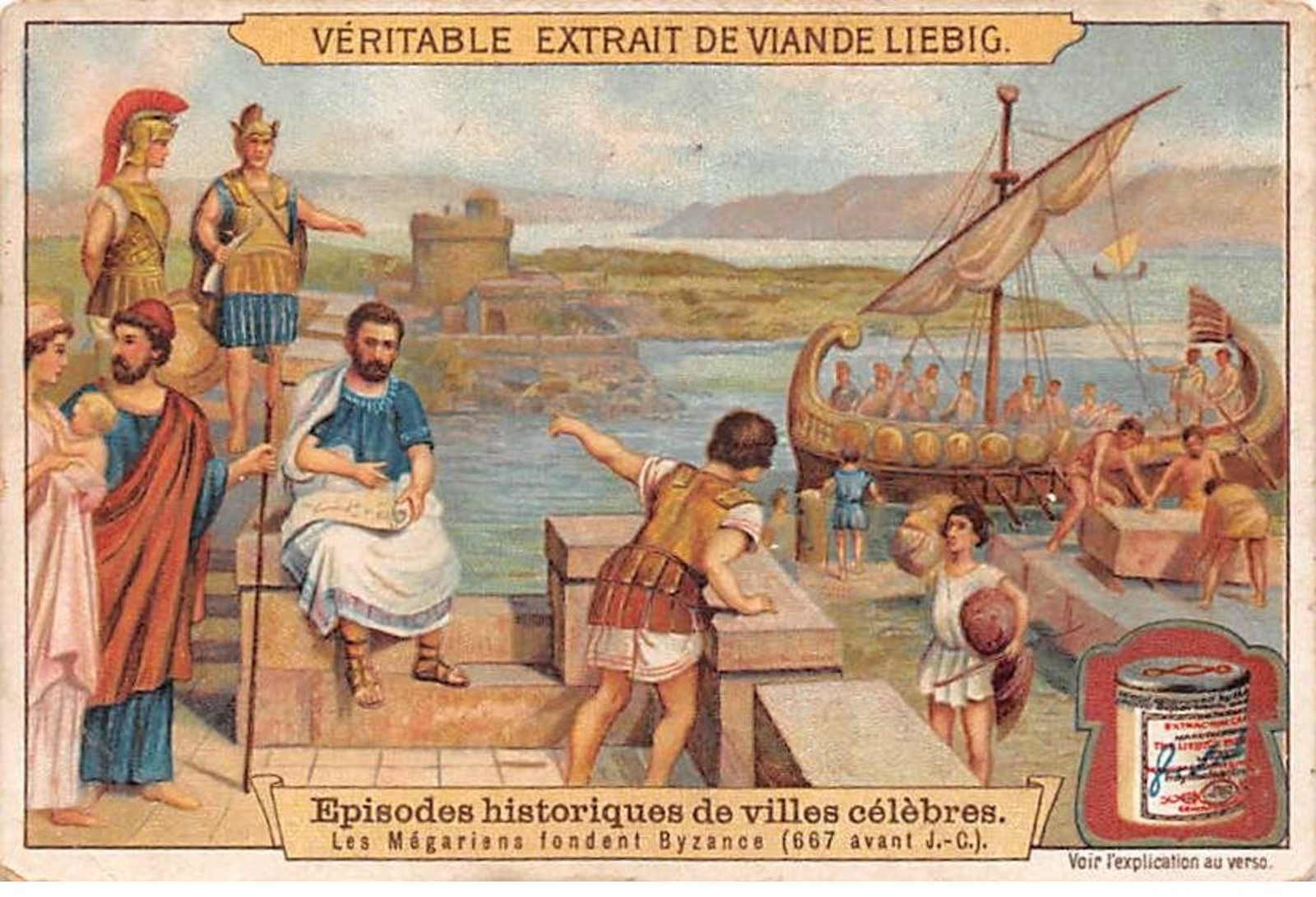 Chromos AM16118 7X10 Cm Approx Liebig Historic Episodes Of Famous Cities Chromos AM16118 7X10 Cm Approx Liebig Historic Episodes Of Famous Cities